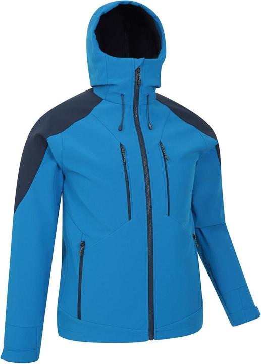 Actual product image Mountain Warehouse Mens Radius Recycled Soft Shell Jacket (M)