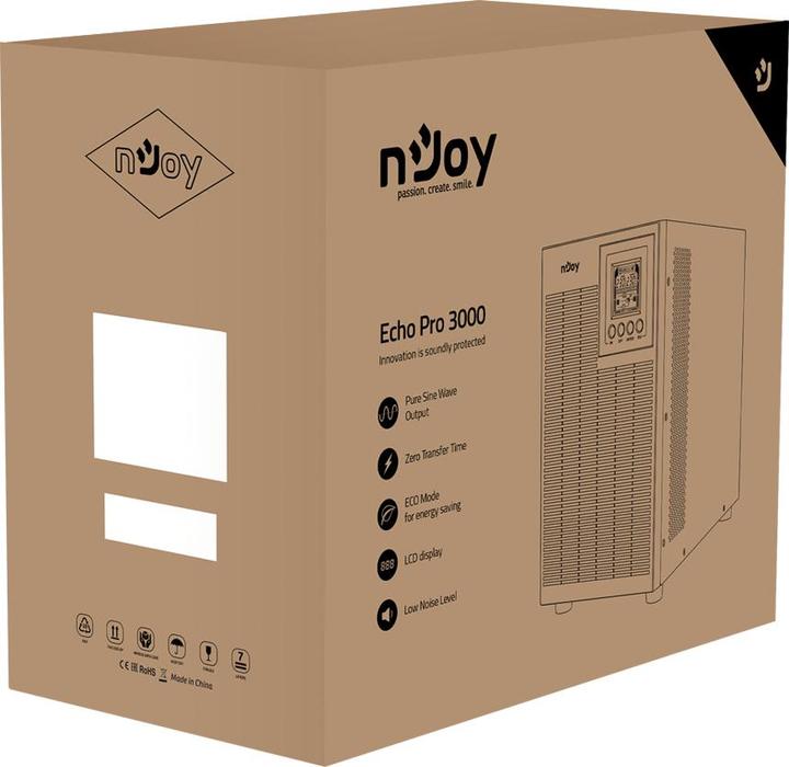 Immagine prodotto Njoy Echo Pro 3000 (3000 VA, 2400 W, Doppio convertitore online UPS)