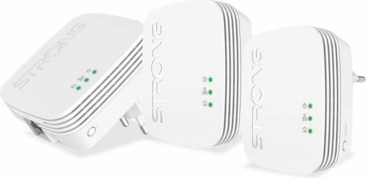 Actual product image Strong POWERLINE WI-FI 600 V2 KIT (600Mb) - Pack of 2 (600 Mbit/s)