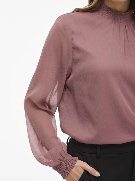 Produktbild Vila VIFALIA Stehkragen Oberteil mit langen Ärmeln (38)