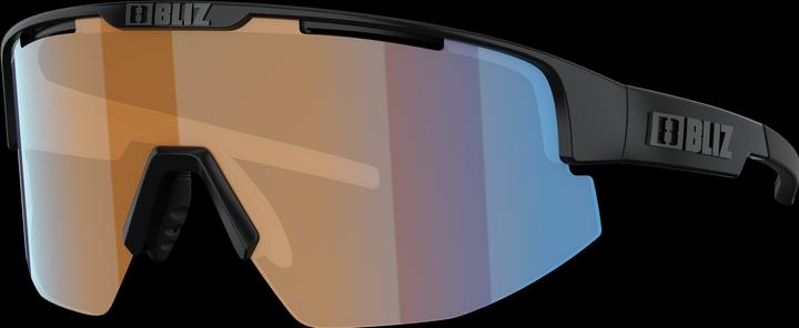 Actual product image Bliz Matrix Small Nano Optics Nordic Light (Matt Black, Coral w blue multi)