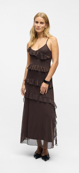 Image du produit Object Gerüschtes Maxikleid (S)