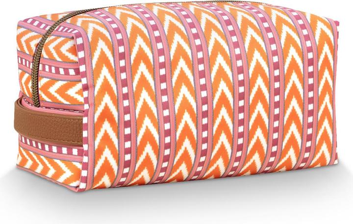 Produktbild PIP Studio Coco Kosmetiktasche medium Samba Stripe orange 21,5x10x10,5cm