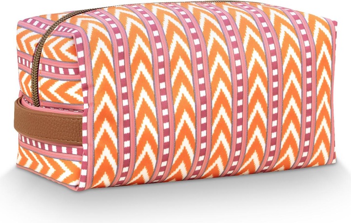 Image du produit PIP Studio Coco Kosmetiktasche medium Samba Stripe orange 21,5x10x10,5cm