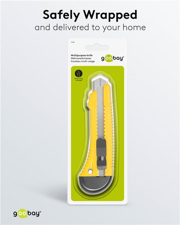 Actual product image Goobay Wentronic Multipurpose Knife 155x30mm (Cutters)