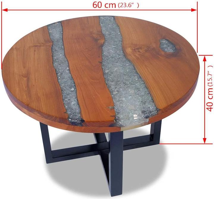 Image du produit vidaXL Couchtisch (60 x 60 x 40 cm)