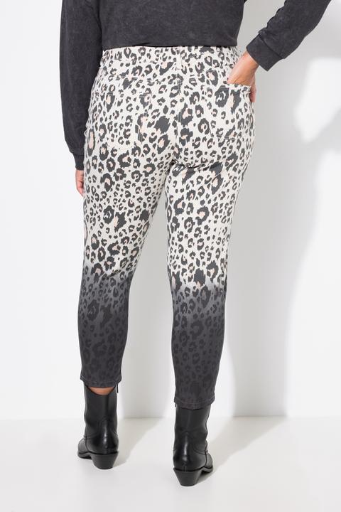 Image du produit Angel of Style Hose, Slim Fit, Leo-Musterverlauf, 4-Pocket (58)