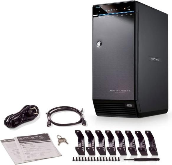 Actual product image Fantec QB-X8U31 8x 3.5 SATA HDD USB 3.1 (3.5")