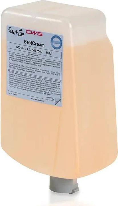 Actual product image CWS Liquid soap, pack of 12 bottles, 0.5 l each, mild, pink-orange. (Liquid soap, 500 ml)