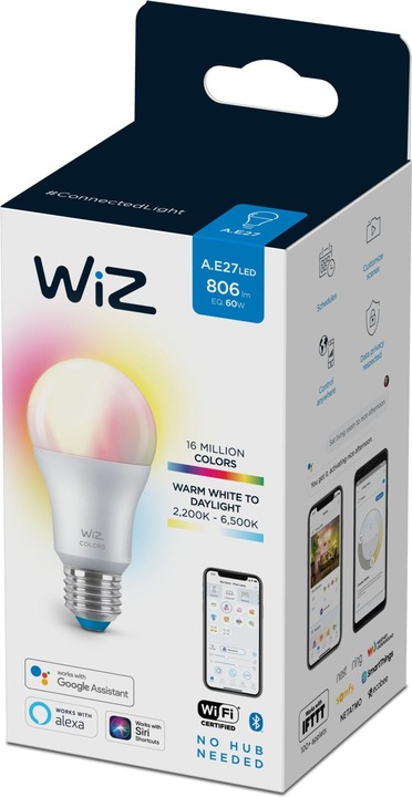 Image du produit WiZ Standard (E27, 60 W, 806 lm, 1 x, F)