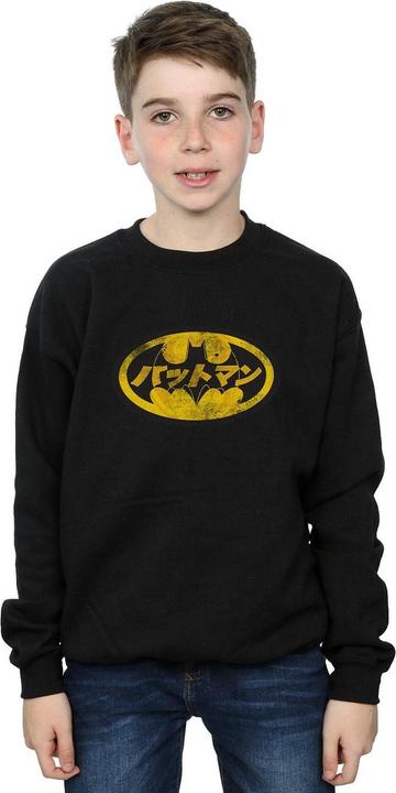 Immagine prodotto Batman Felpa Logo Giapponese Ragazzi (128)