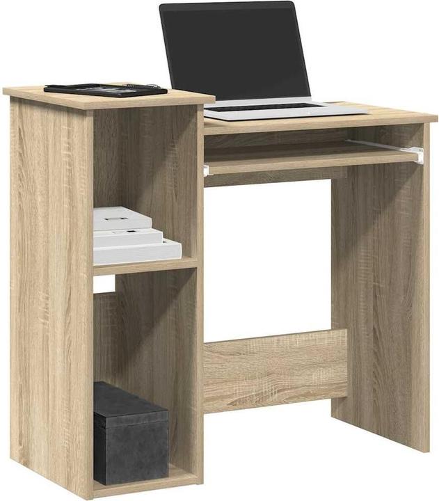 Immagine prodotto VidaXL Scrivania con ripiani in rovere Sonoma 84x40x78 cm Materiale in legno