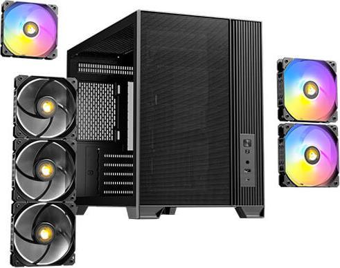 Produktbild Antec FLUX M ATX/Micro-ATX/ITX Midi Tower PC Gehäuse (ITX, mATX)