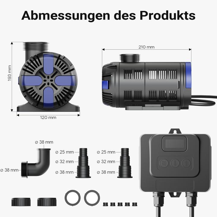 Actual product image SunSun SuperECO Pond Pump CET-15000 Filter Pump