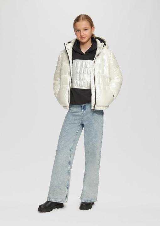 Image du produit S.Oliver Sweatshirt Wärmender Hoodie mit Metallic-Print (134, 140)