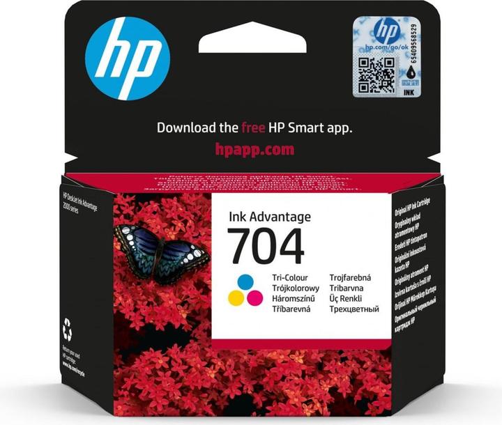 Produktbild HP 704 - Farbe (Cyan, Magenta, Gelb) - Original (C, M, Y)