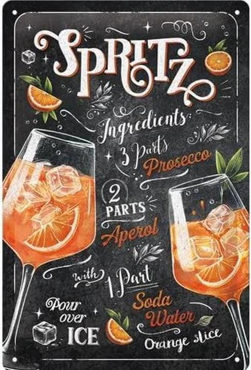 Produktbild Nostalgic-Art Merchandising Blechschild. Open Bar / Aperol Spritz (20 x 20 x 30 cm)