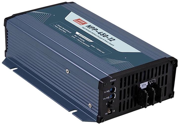 MeanWell Bleiakku-Ladegerät NPP-450-72 72 V Ladestrom max. 5.5 A (Ladegerät ohne Akku)