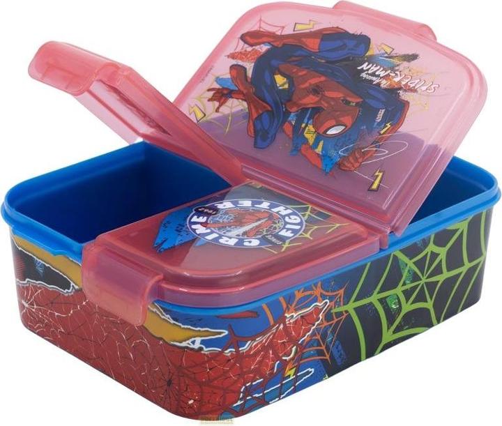 Productafbeelding Stor Spiderman "Moving Target" - Lunchbox mit Fächern