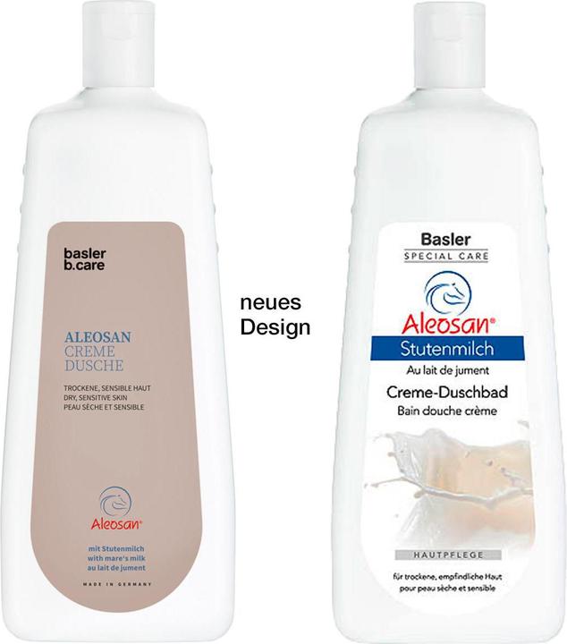 Produktbild Basler Aleosan Stutenmilch Creme-Duschbad (1000 ml)