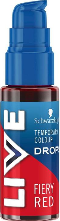 Immagine prodotto Schwarzkopf Live Gocce di colore temporaneo (Rosso fuoco)