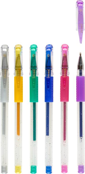 Produktbild Idena Glitter Gel Pen 6er (Mehrfarbig, 6x)