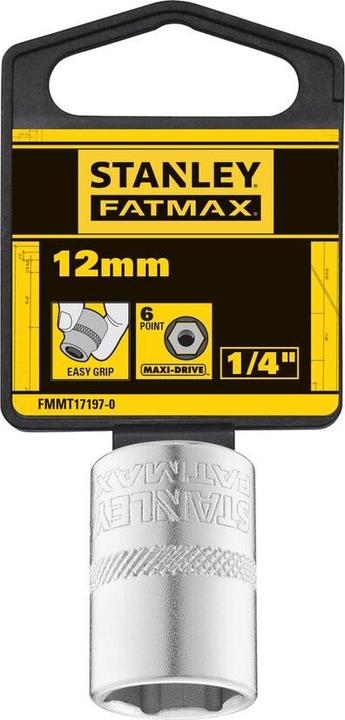 Produktbild Stanley FATMAX 1/4 6-Kant Stecknuss 12 mm (1/4")