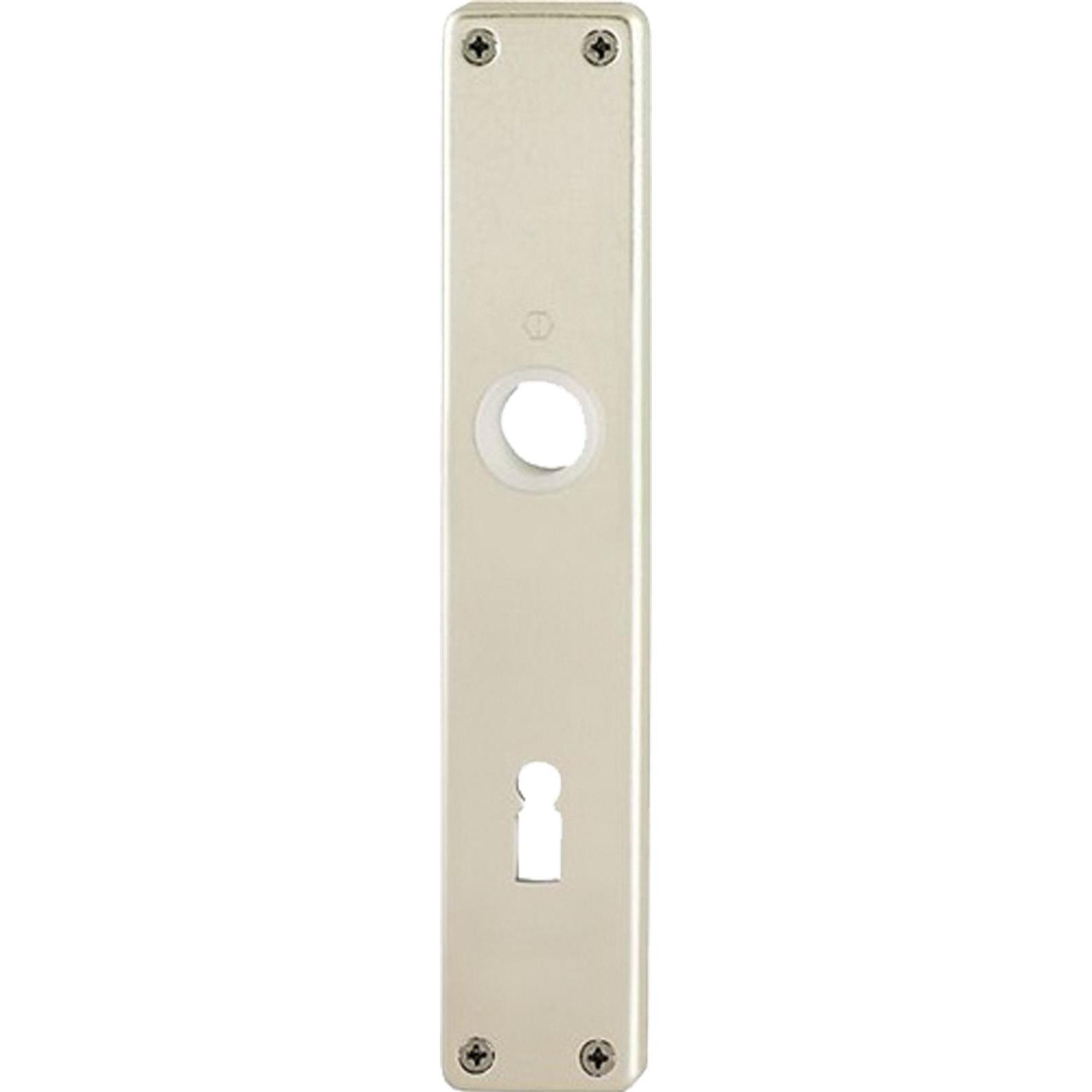 Hoppe, Türgriff + Fenstergriff, Langschildpaar 202SP F2 / neusilberfarbig F2 BB 72 mm (Türschild)