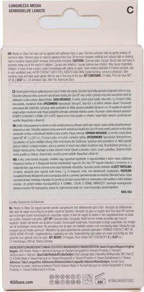 Actual product image KISS Gel Fantasy Nails - Fanciful (Artificial nails, Fanciful)