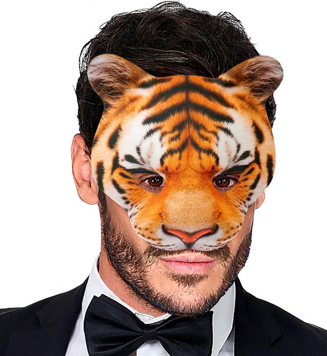 Produktbild Widmann Tigermaske Kinnlos Aus Stoff