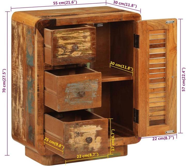 Produktbild vidaXL Sideboard (55 x 30 x 70 cm)