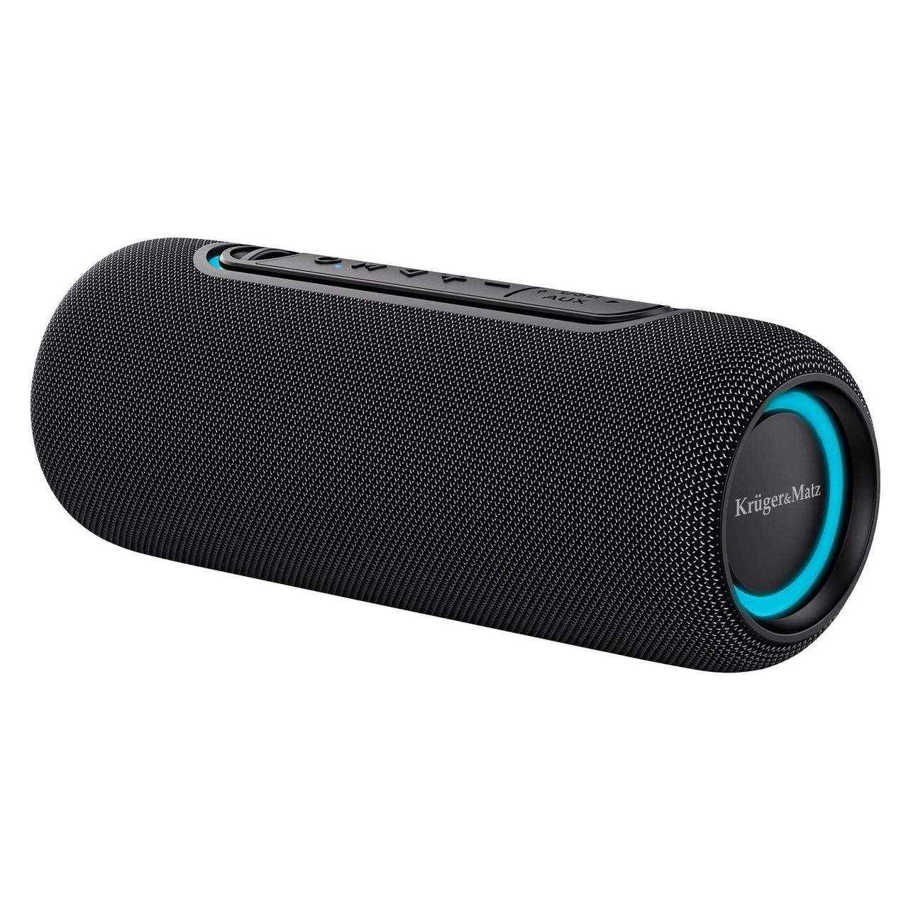 Krüger&Matz Kruger&Matz Street Draadloze Luidspreker, Zwart (Oplaadbare Batterij), Bluetooth Luidspreker, Zwart