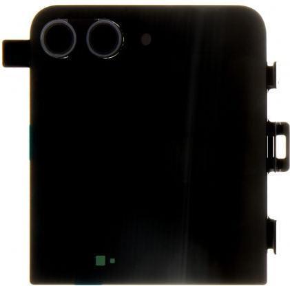 Productafbeelding Samsung LCD-scherm + Touch Unit Buitenkant F731 Galaxy Z Flip 5 5G Zwart (Service Pack) (Scherm)