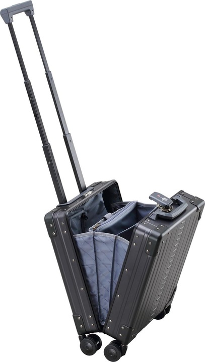 Actual product image Aleon Cabin case, aluminium, onyx (13 l, Hand luggage (up to 50 litres))