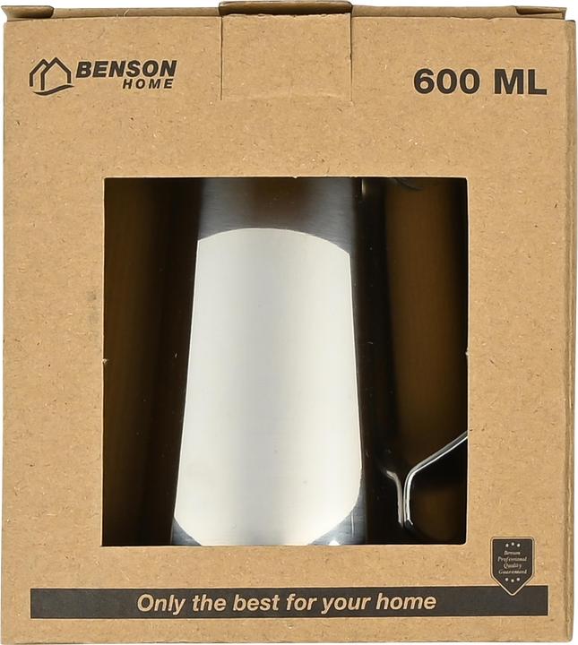 Image du produit Benson Home Pot à lait en acier inoxydable 600 ml (0.60 l)