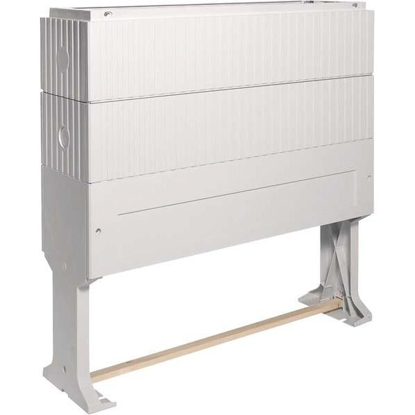 Hager Eingrabsockel ZAX032 Grösse 2 erhöht 315x1110x1125, Serverschrank Zubehör, Grau