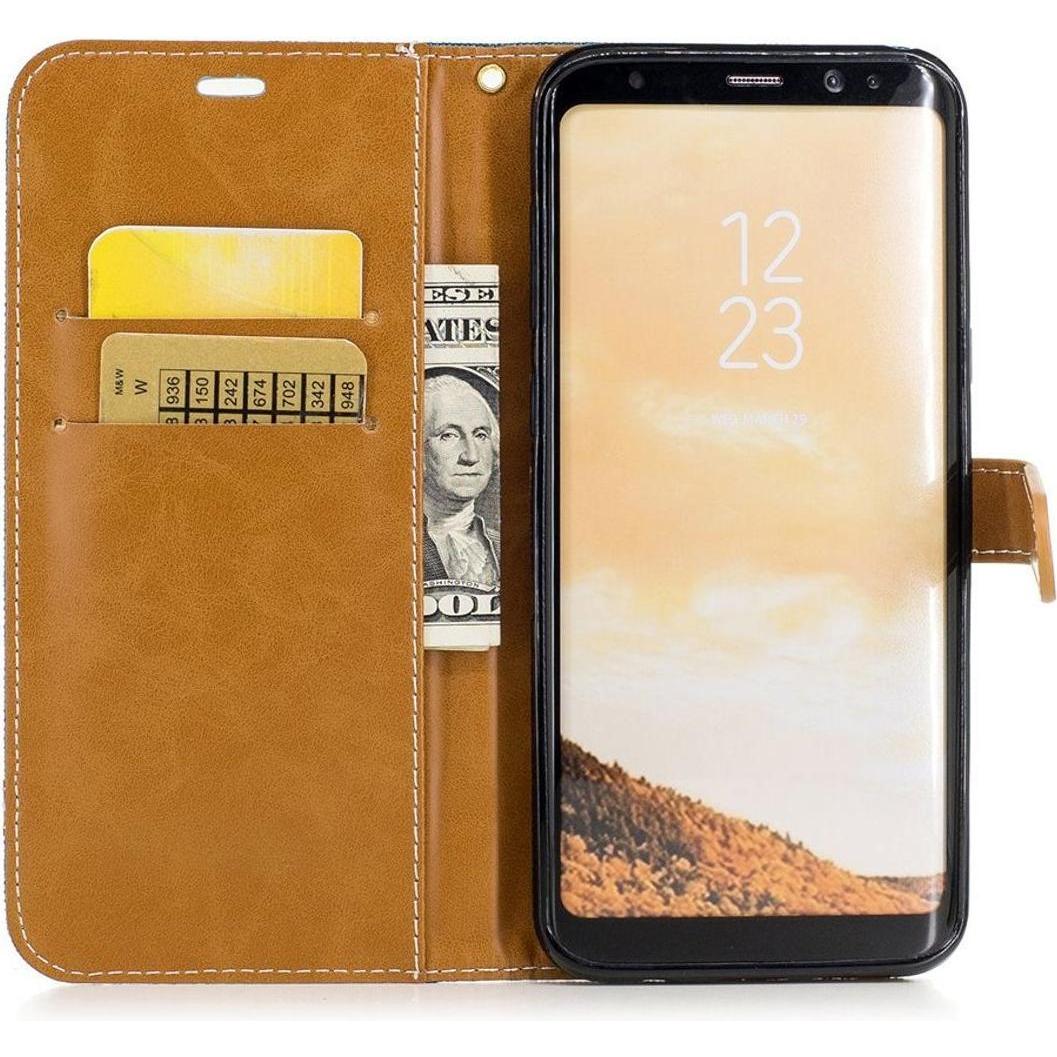 Thumbnail - König Design Hülle Handy Schutz für Samsung Galaxy S8 Plus Case Cover Tasche Wallet Etui Neu (Samsung Galaxy S8+), Smart...