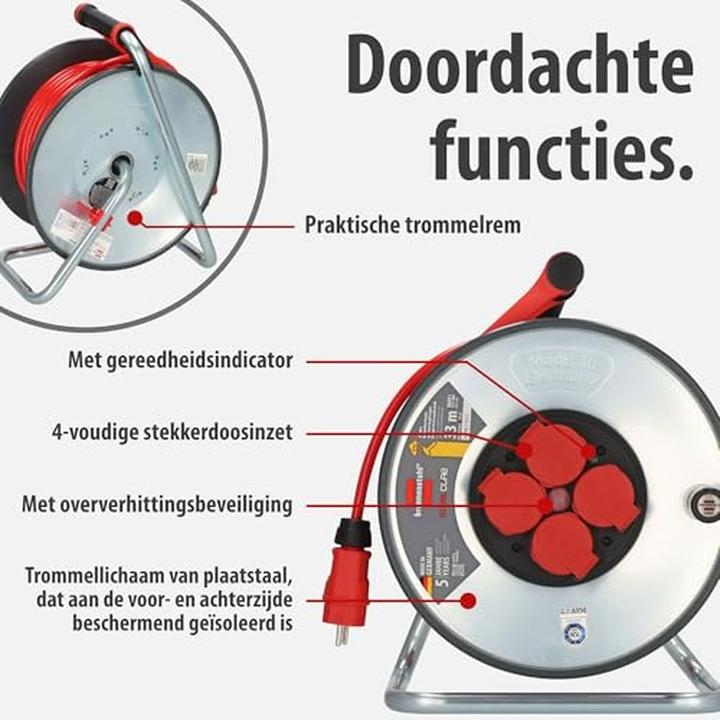 Produktbild Brennenstuhl Profi Stahlkern- (33 m, 2.50 mm²)