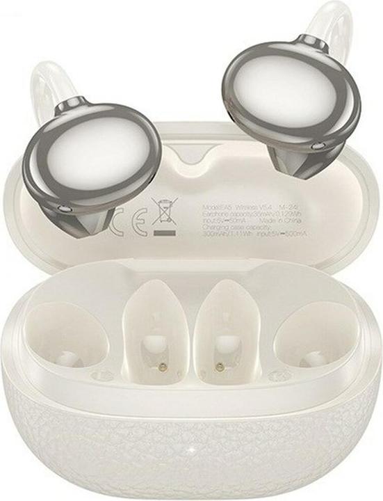 Actual product image Hoco EA5 DUKE III Kabelloses Headset mit offenem Ohr Konnektivität/Musik Bluetooth Weiss (6 h, Wireless)