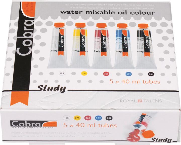 Produktbild Cobra Study Primärfarbenset 5x40ml (40 ml)