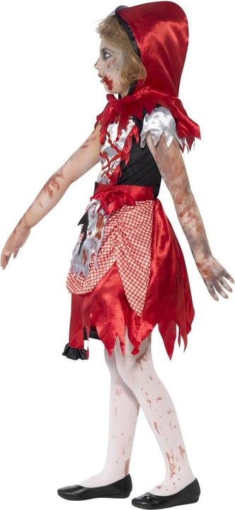 Actual product image Smiffys Girls Zombie Miss Hood Costume Set (128, 134)