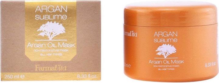 Produktbild Farmavita Argan Sublime Argan Oil Mask 250ml, Frauen, Alle Haare, Alle Farben, 250 ml, Feuchtigkeits (250 ml)