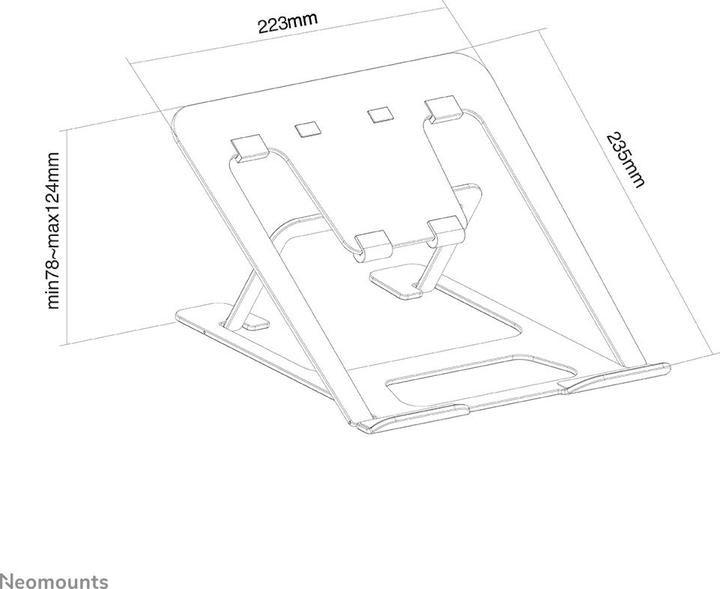 Produktbild Neomounts NSLS085SILVER