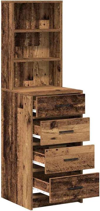 Actual product image vidaXL Rustikaler Hochschrank