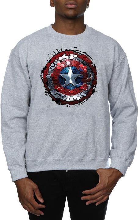 Produktbild Captain America Civil War Hex Shield Sweatshirt (XXL)