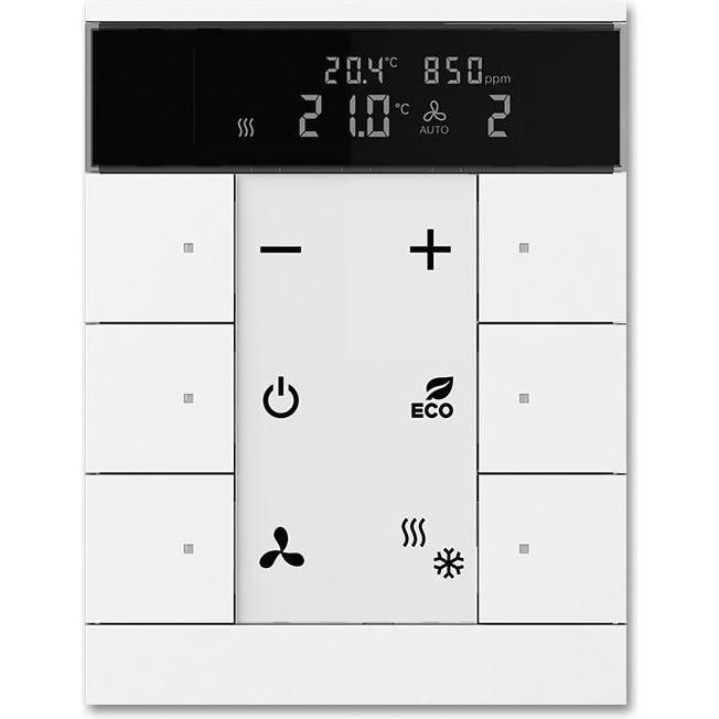Busch-Jaeger Raumtemperaturregler SBC/U6.0.11-84, Thermostat, Grau