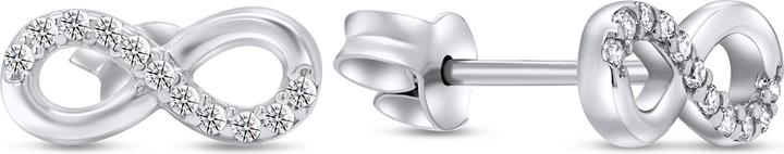 Image du produit Brilio Silver - Boucles d'oreilles Infinity en argent moderne EA360W