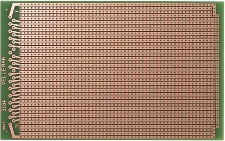 Actual product image Velleman Euro board 100x160mm (Breadboard)