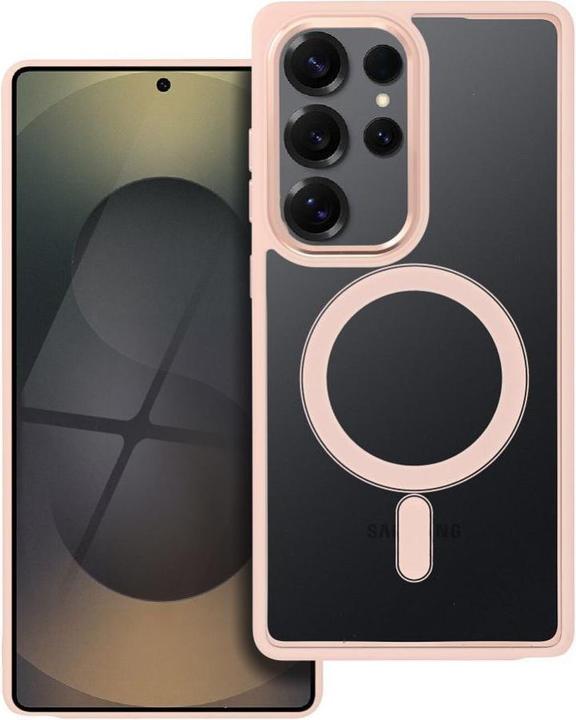 Produktbild OEM Back panel cover COLOR EDGE MAG COVER case compatible with MagSafe for SAMSUNG S25 ULTRA pink (Samsung Galaxy S25 Ultra)
