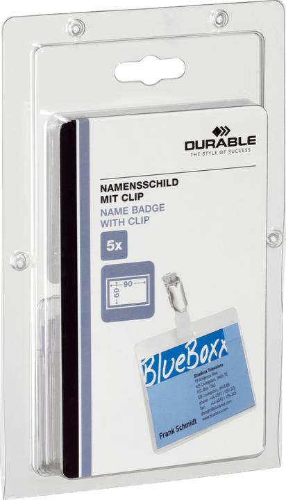 Actual product image Durable Namensschilder